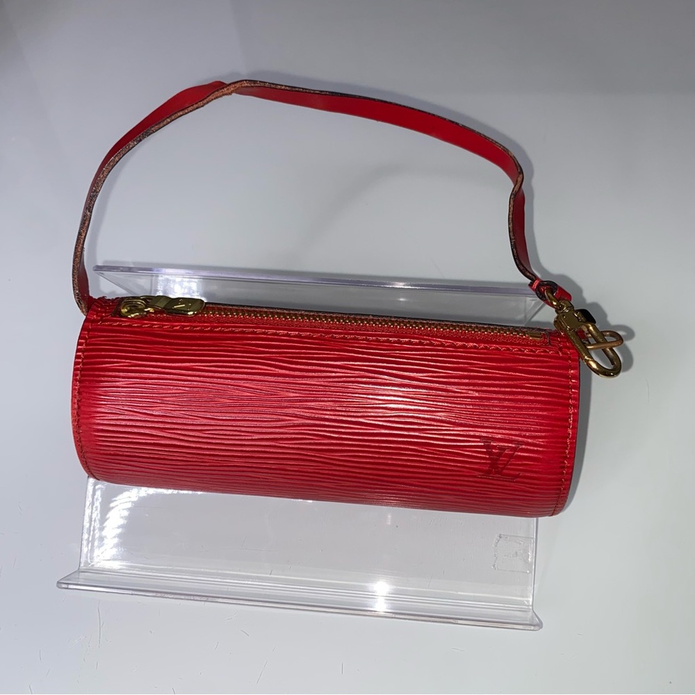 💯 Louis Vuitton Red Epi Mini Papillon